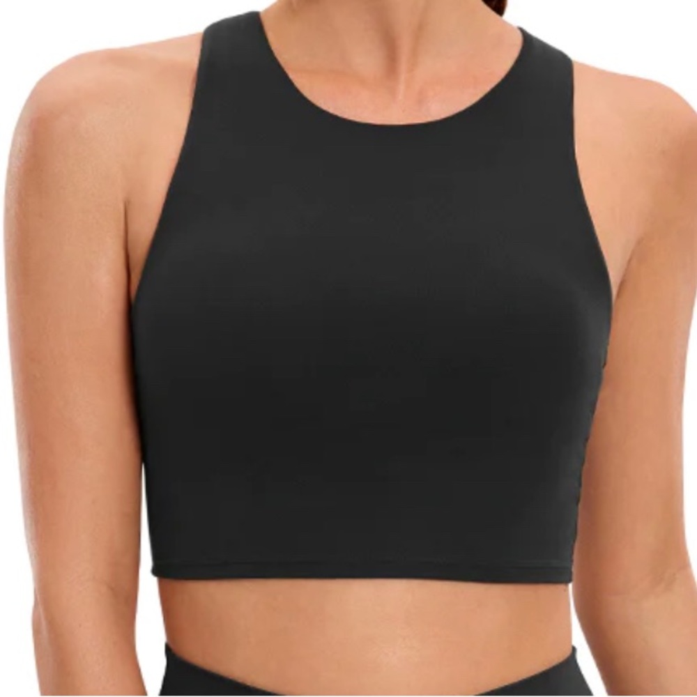 CRZ Yoga Bra High Neck Racerback Medium